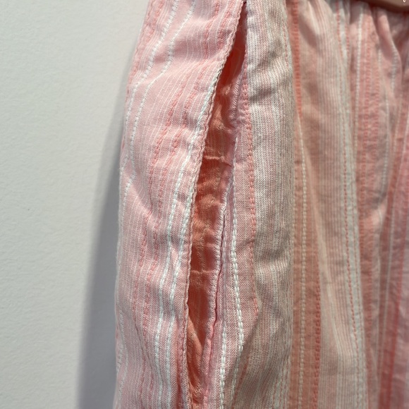 NWT joe fresh tangerine and white skirt with elastic waist and pockets. Size M - Picture 10 of 11